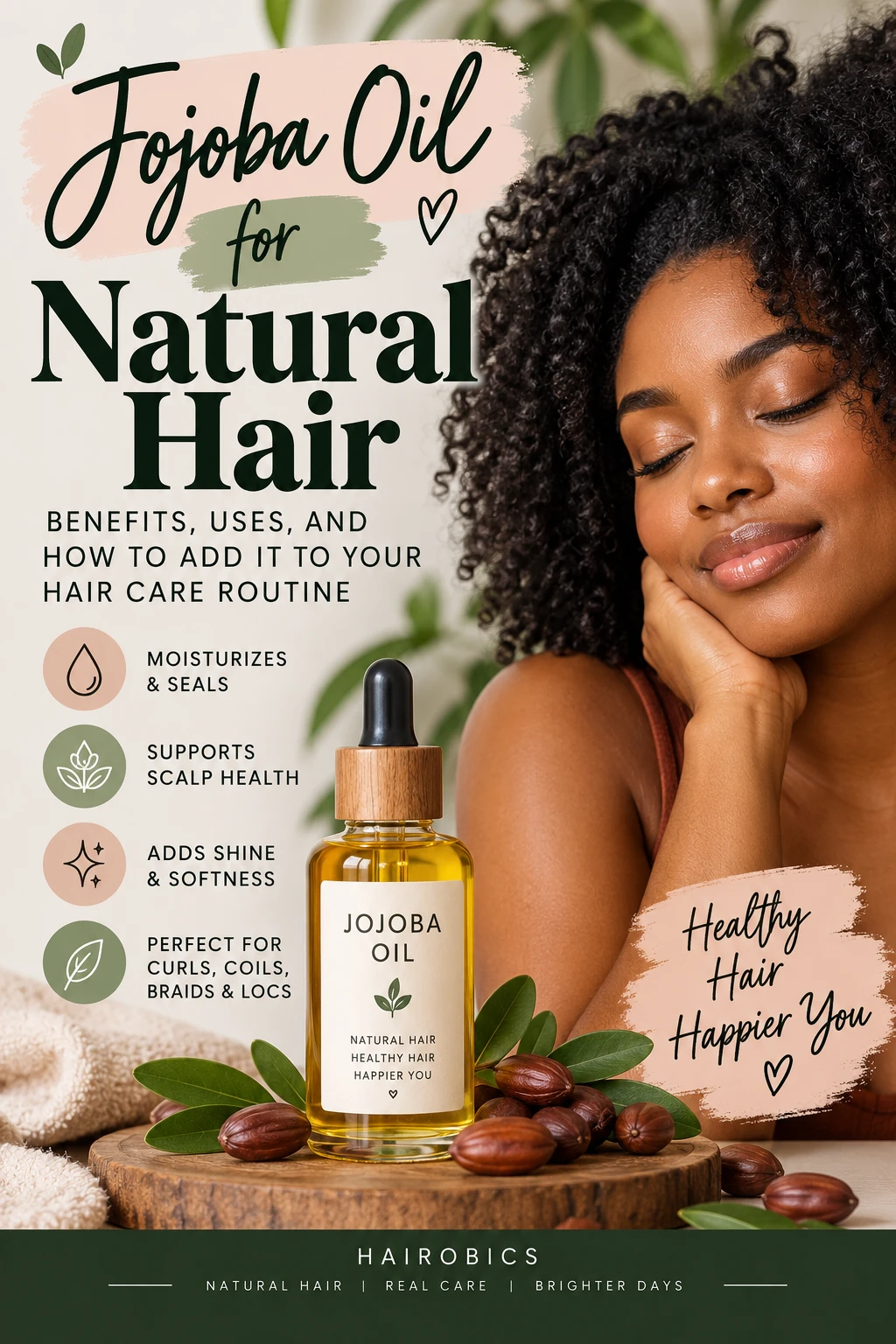 Jojoba Oil for Natural Hair: Benefits, Uses, and How to Add It to Your Hair Care Routine