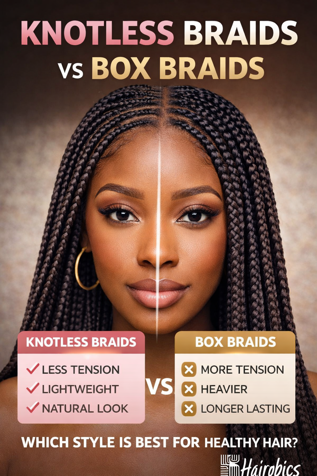 Knotless Braids vs Box Braids: Which Style Is Better for Healthy Hair?