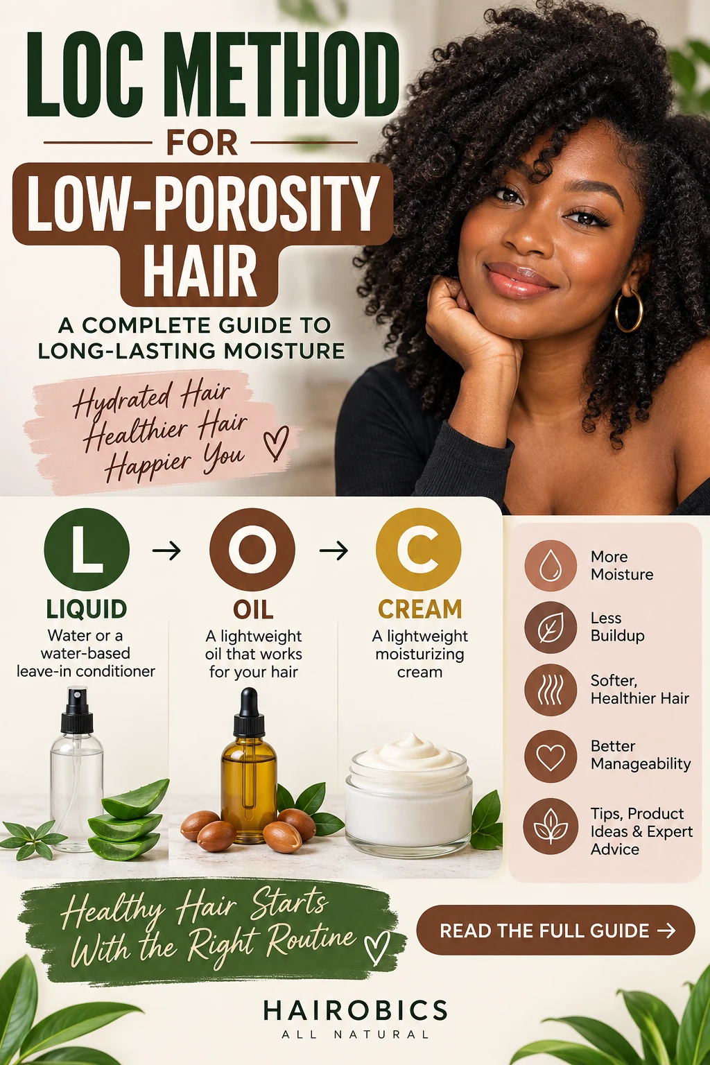 LOC Method for Low-Porosity Hair: A Complete Guide to Long-Lasting Moisture