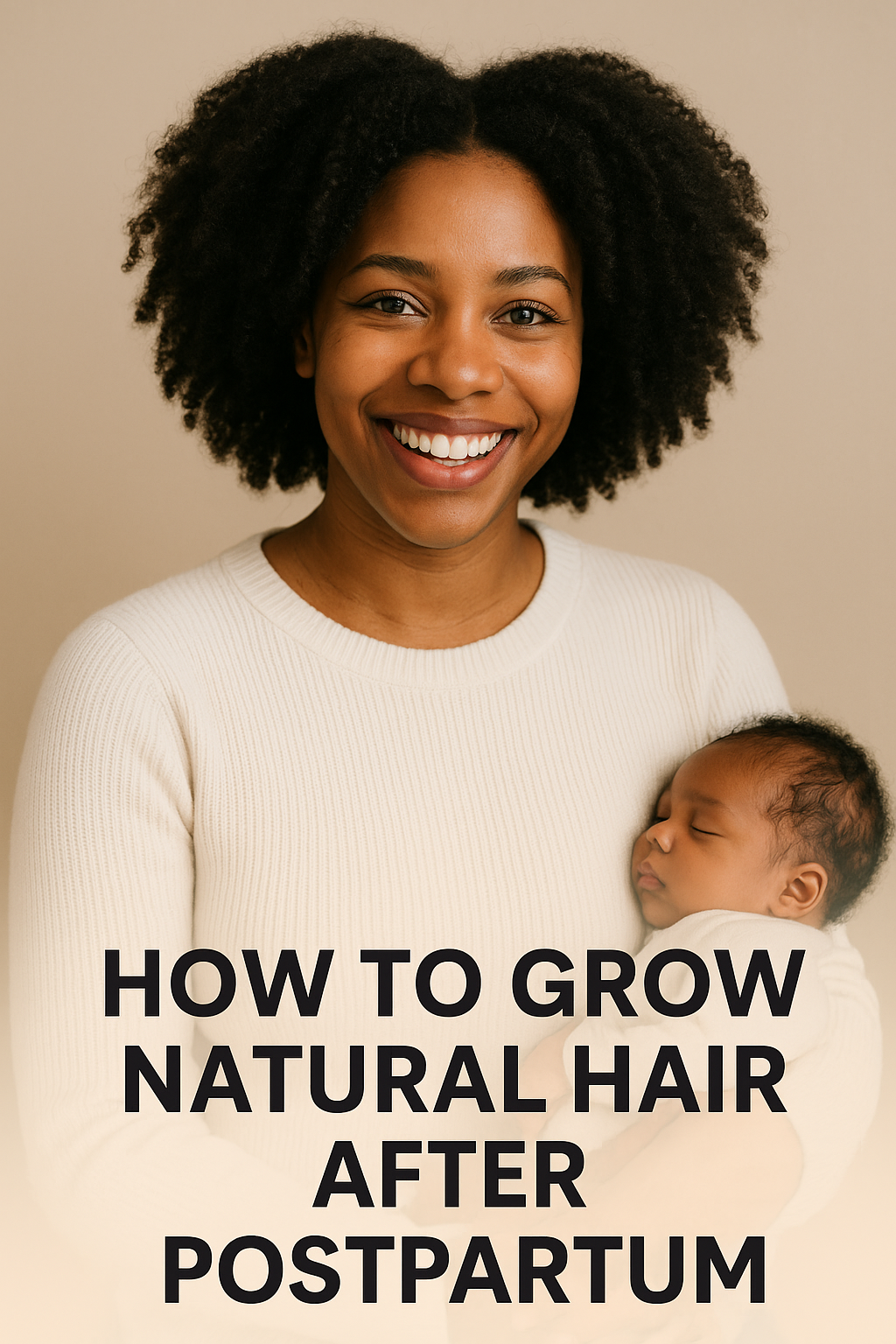How to Grow Natural Hair After Postpartum