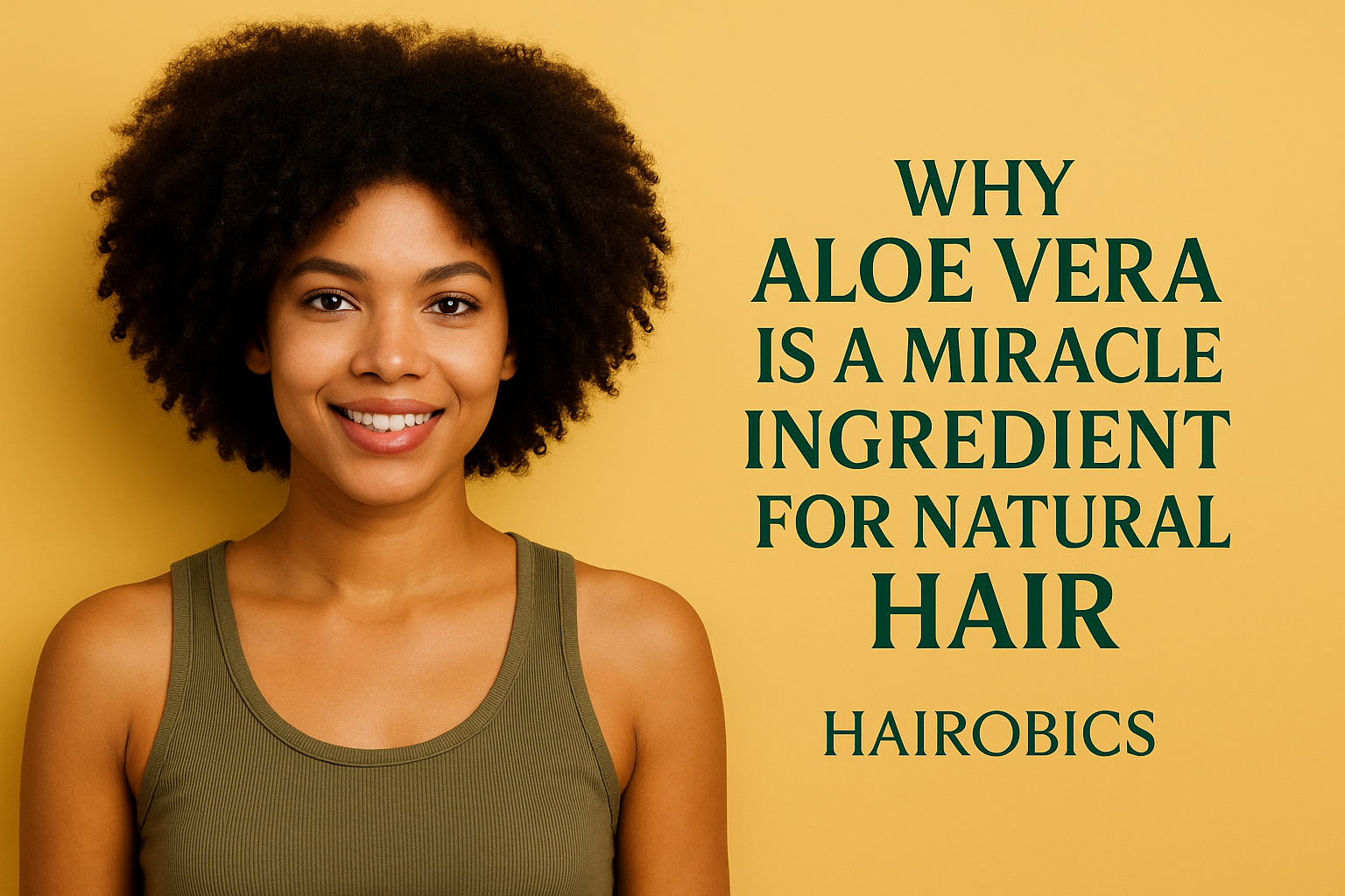 Why Aloe Vera Is a Miracle Ingredient for Natural Hair (The Ultimate Guide for Growth, Moisture & Scalp Health)