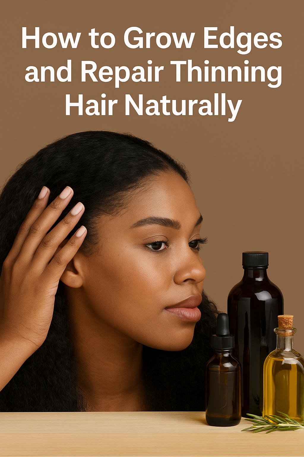 How to Grow Edges and Repair Thinning Hair Naturally
