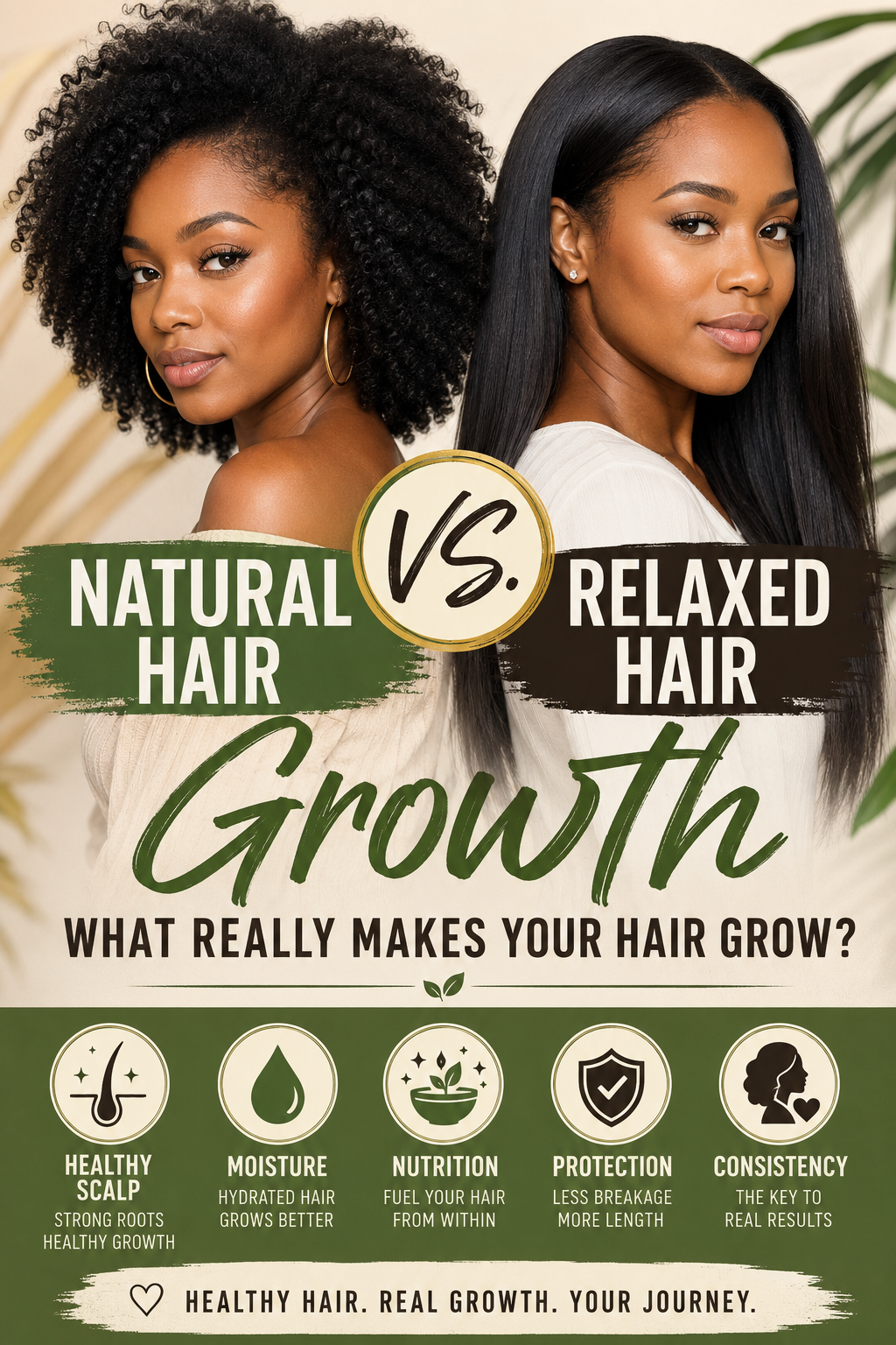 Natural Hair vs. Relaxed Hair Growth: Which One Really Grows Faster?