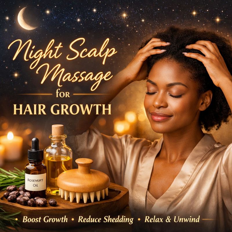 Night Scalp Massage Benefits for Hair Growth: The Ultimate Science-Backed Guide