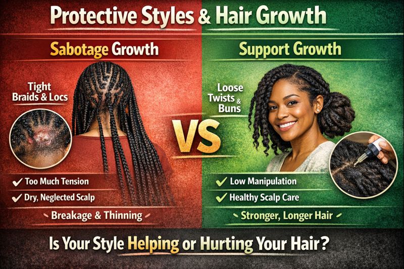 Protective Styles That Prevent Growth (And the Ones That Actually Help It)
