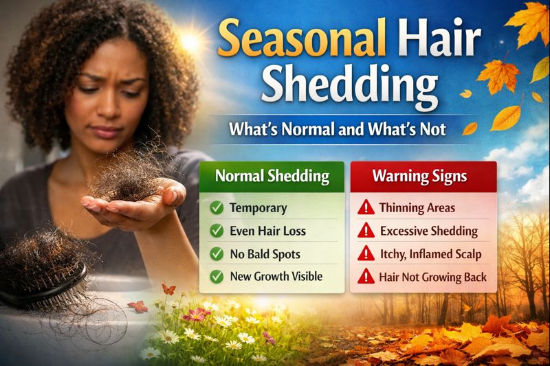 Seasonal Hair Shedding: What’s Normal and What’s Not