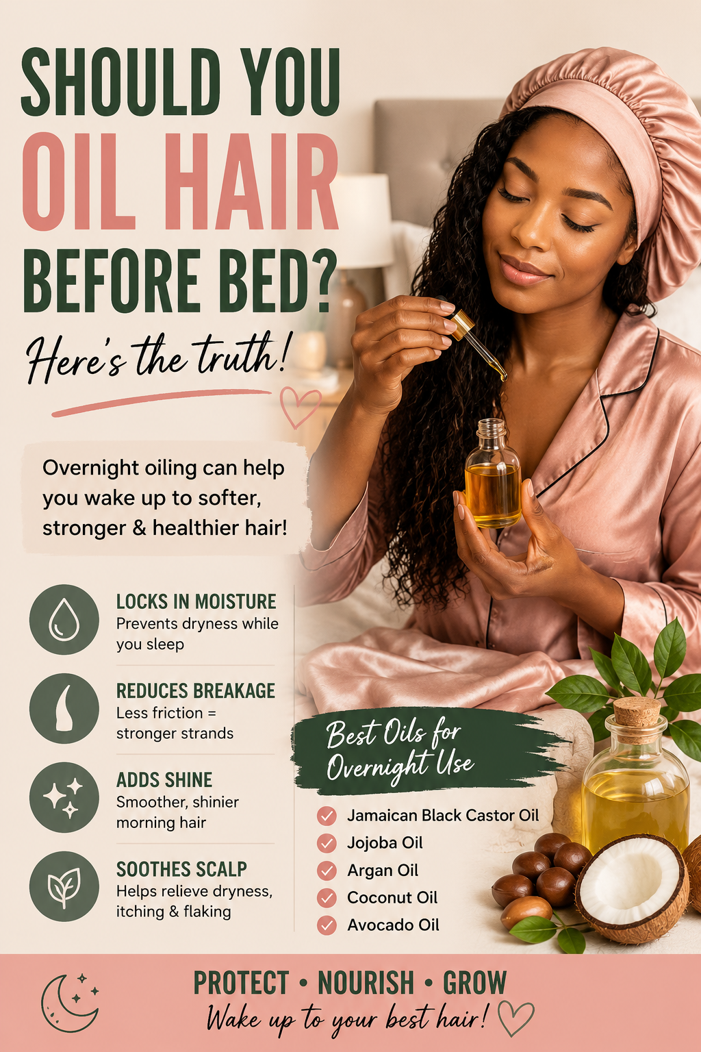 Should You Oil Hair Before Bed? The Complete Guide for Healthier, Stronger Hair
