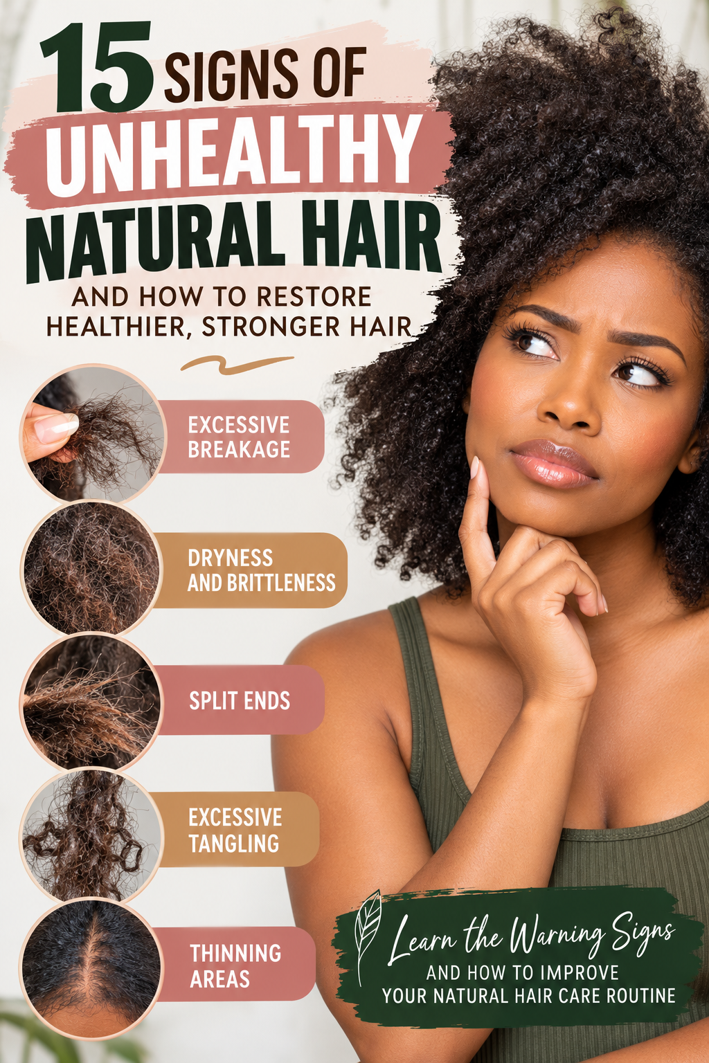 Signs of Unhealthy Natural Hair: 15 Warning Signs and How to Restore Healthier, Stronger Hair