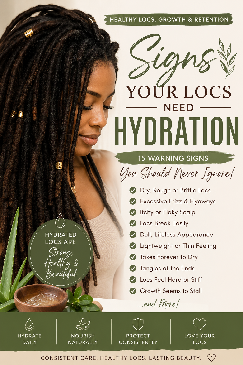 Signs Your Locs Need Hydration: The Complete Guide to Restoring Healthy, Moisturized Locs