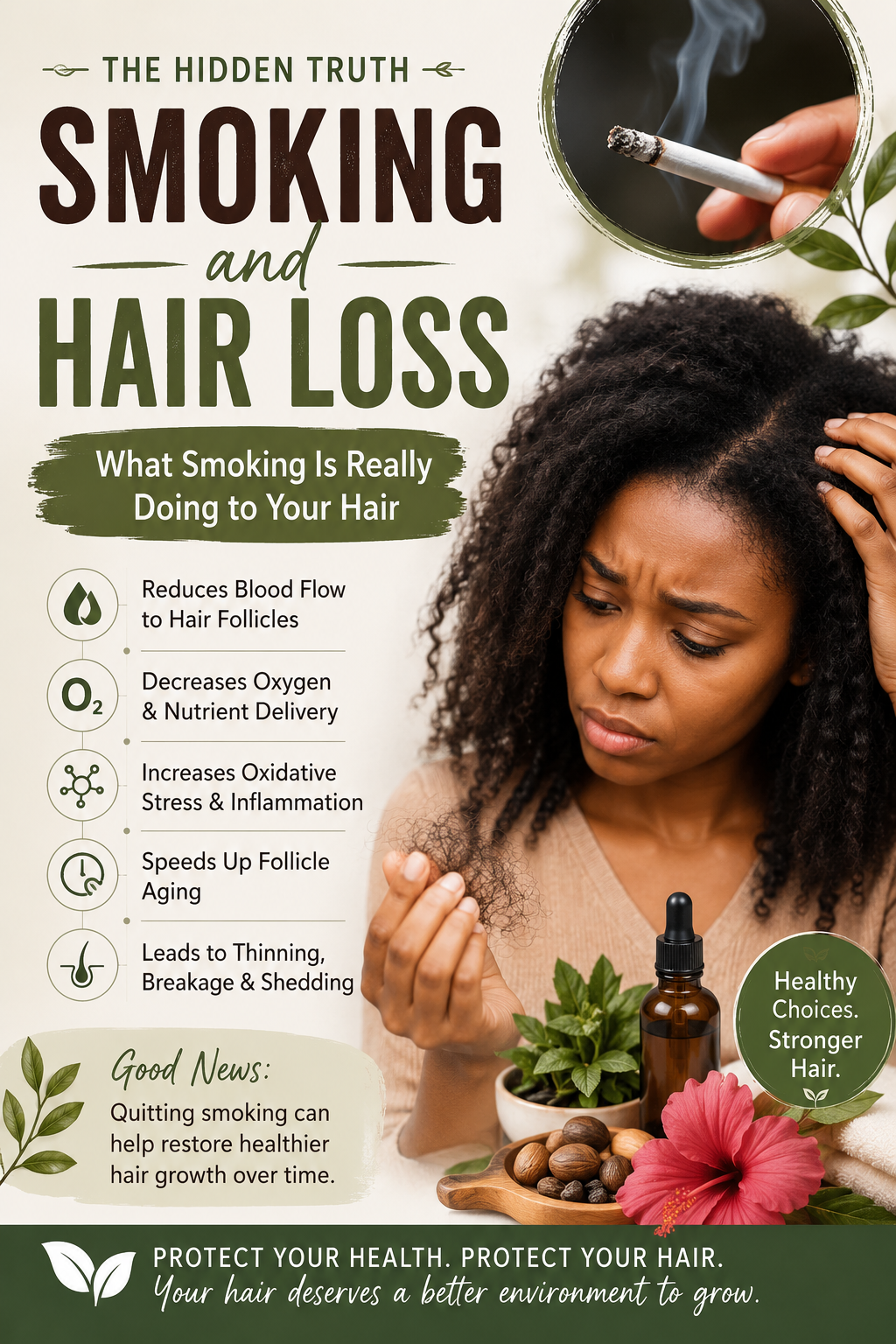 Smoking and Hair Loss: The Hidden Truth About How Smoking Damages Hair Growth