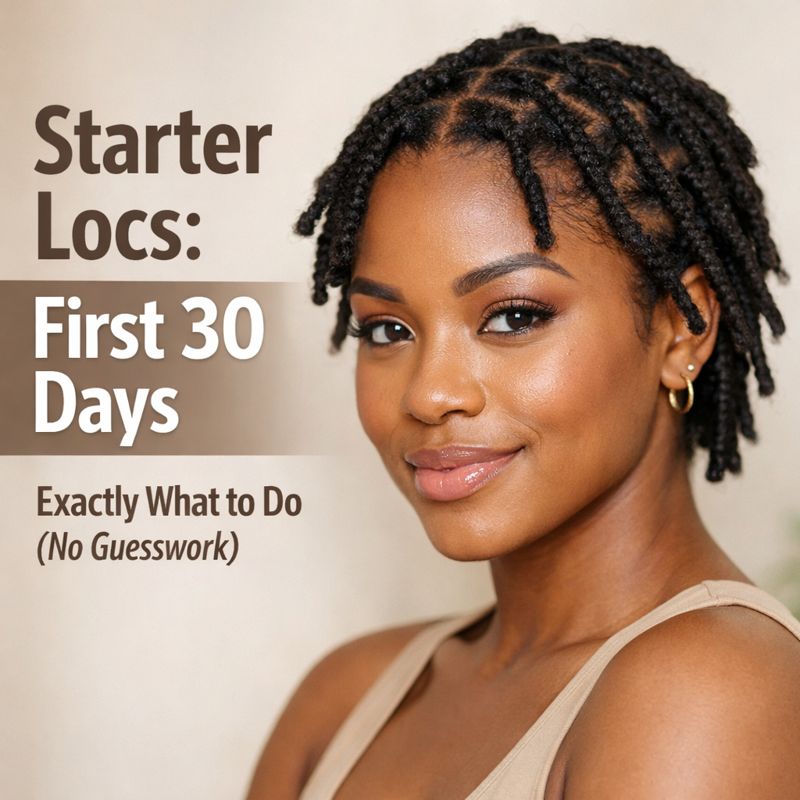 Starter Locs: What to Do the First 30 Days (No Guesswork)