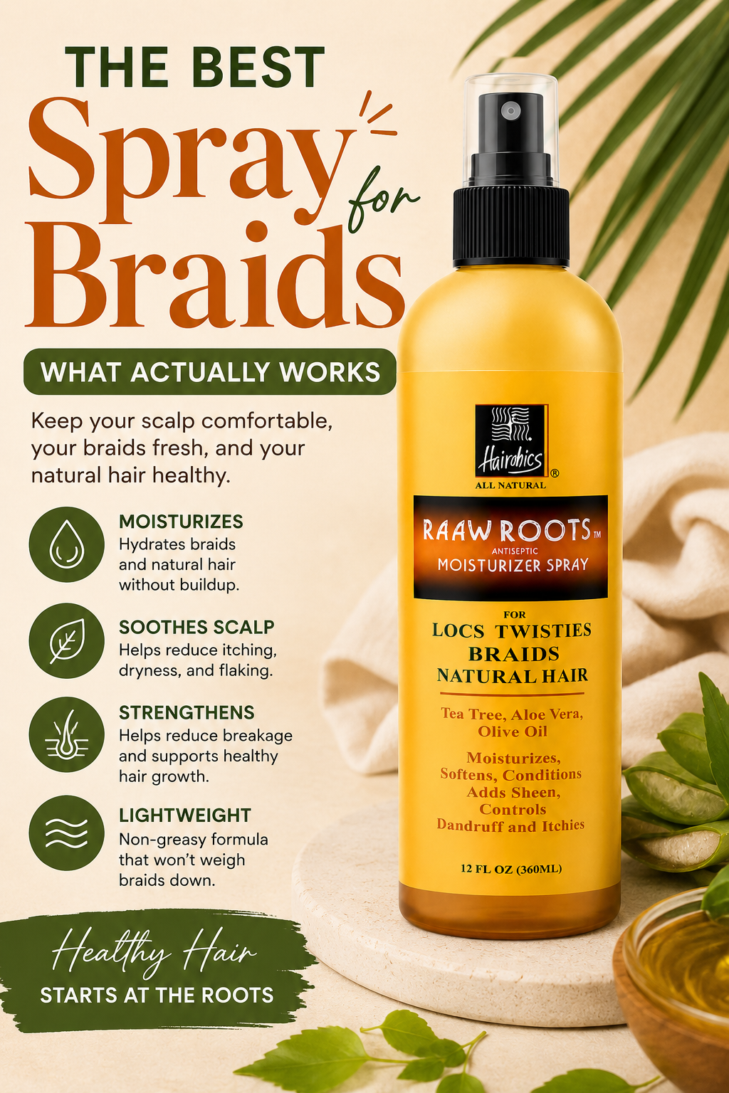 The Best Spray for Braids (What Actually Works)
