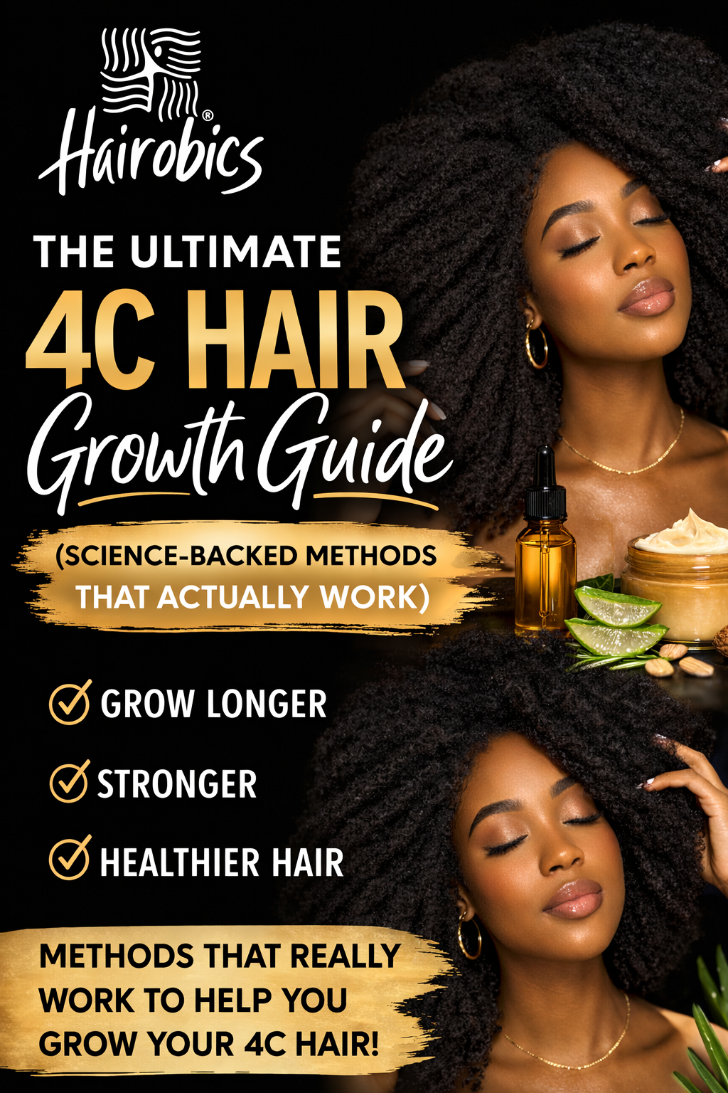 The Ultimate 4C Hair Growth Guide (Science-Backed Methods That Actually Work)