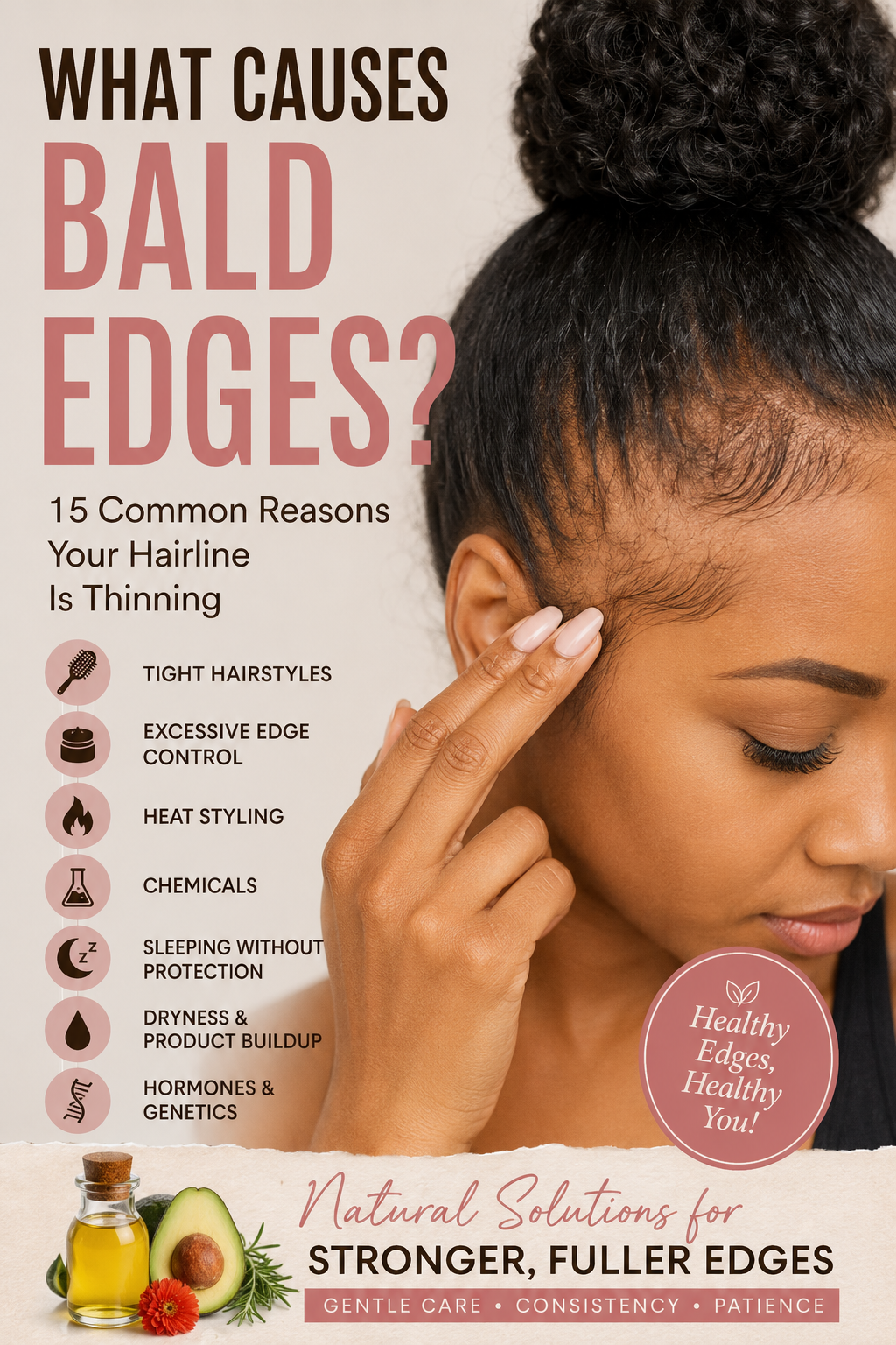 What Causes Bald Edges? The Complete Guide to Understanding, Preventing, and Restoring Your Hairline Naturally