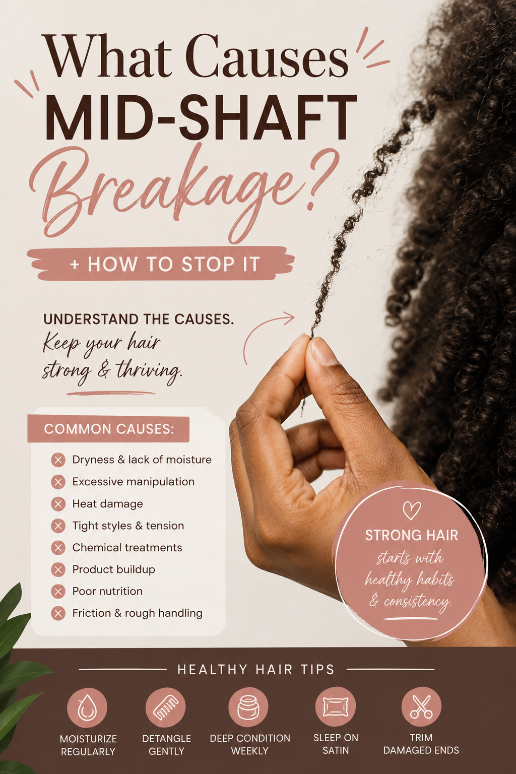 What Causes Mid-Shaft Breakage? The Complete Guide to Stronger, Healthier Hair
