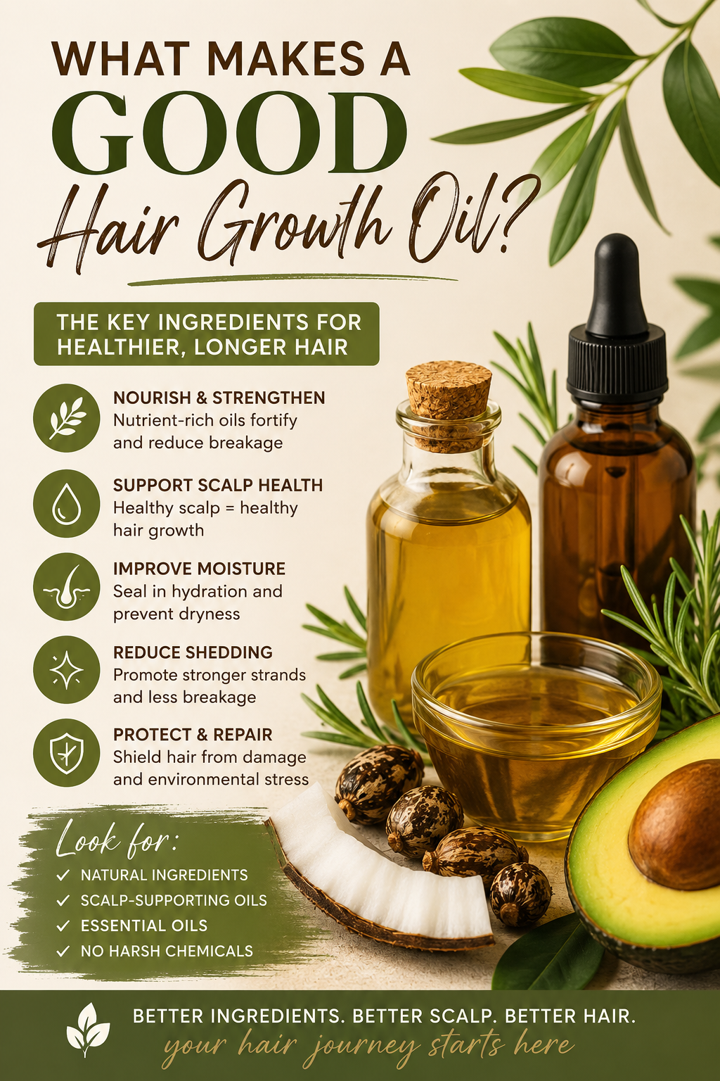 What Makes a Good Hair Growth Oil? The Complete Guide to Choosing the Right Oil for Stronger, Longer Hair