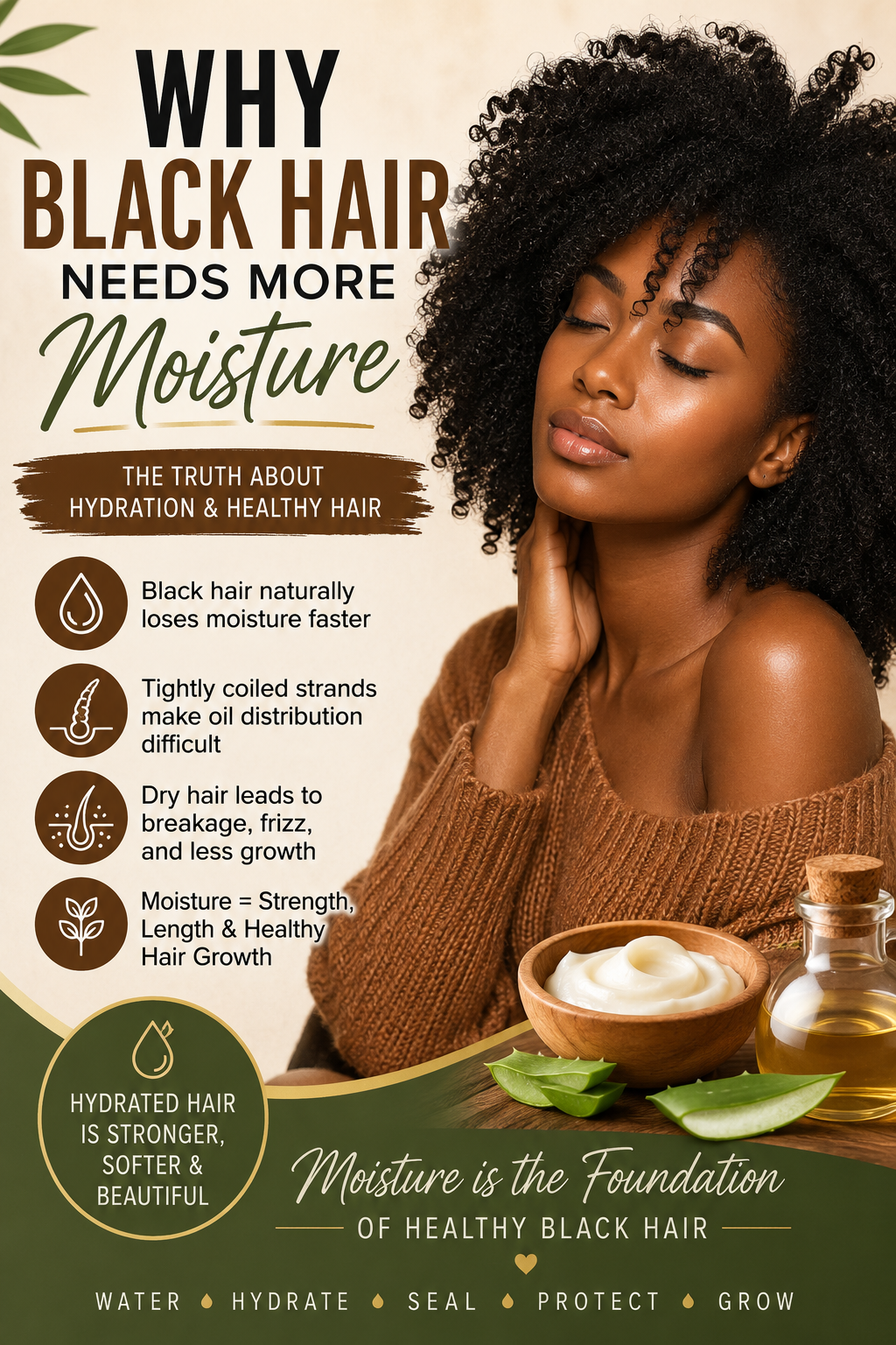 Why Black Hair Needs More Moisture: The Complete Guide to Healthy, Hydrated Natural Hair (2026)