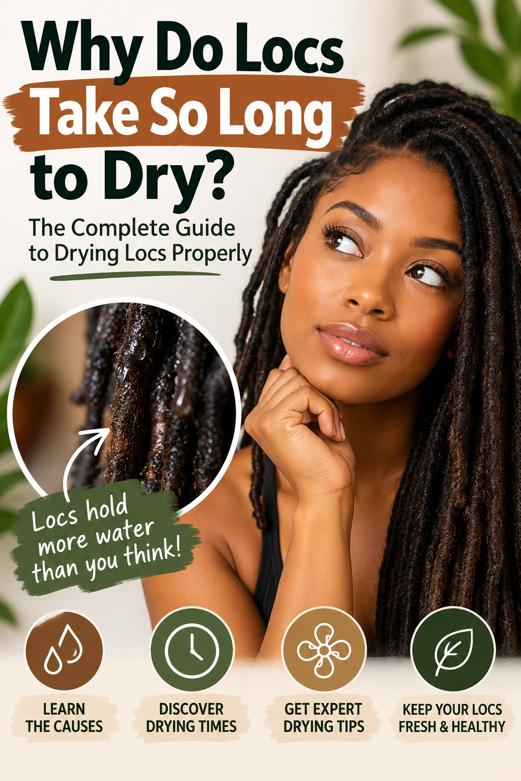 Why Do Locs Take So Long to Dry? The Complete Guide to Drying Locs Properly