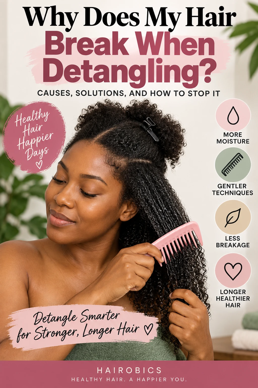 Why Does My Hair Break When Detangling? Causes, Solutions, and How to Stop It