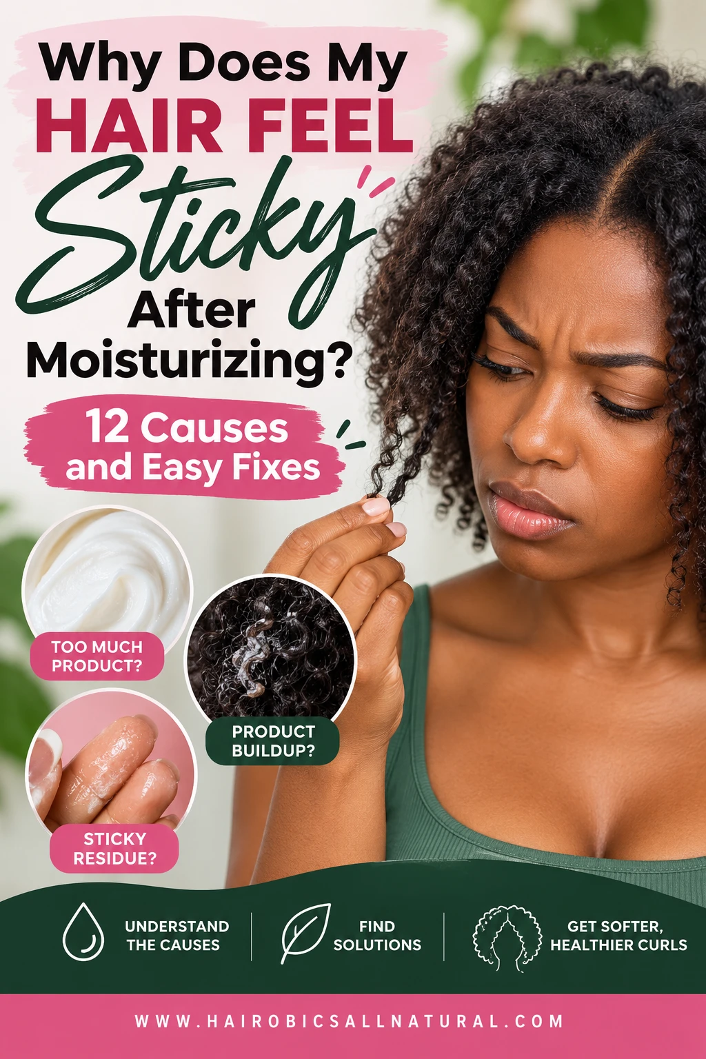 Why Does My Hair Feel Sticky After Moisturizing? 12 Causes and How to Fix It