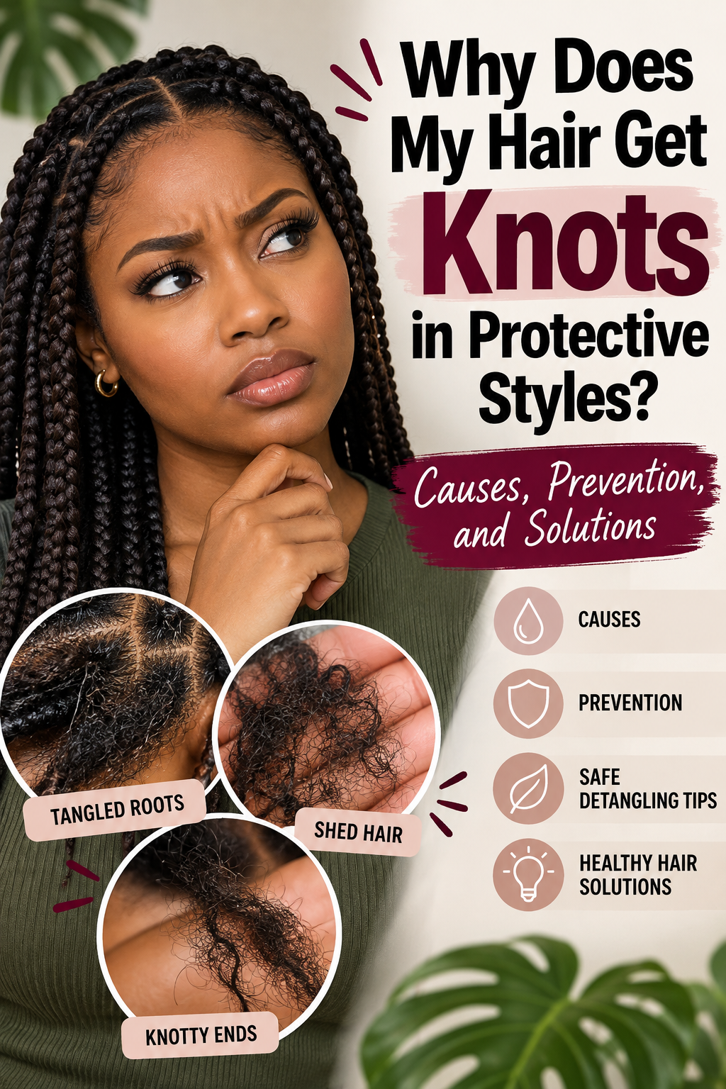 Why Does My Hair Get Knots in Protective Styles? Causes, Prevention, and Solutions