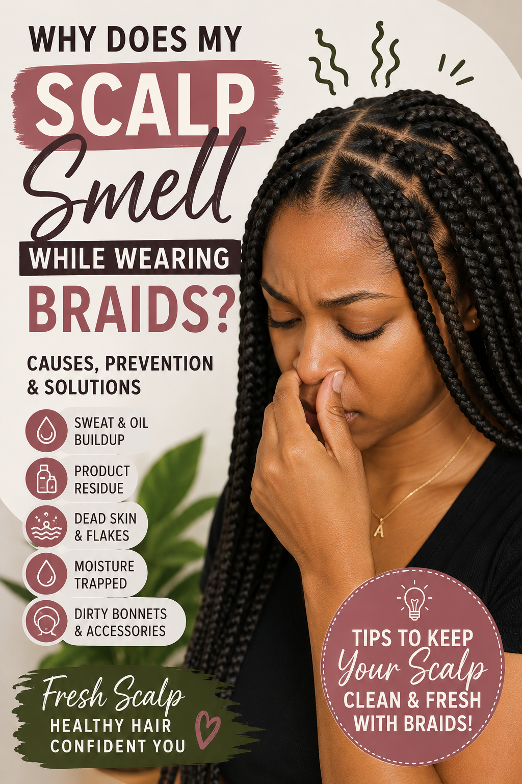 Why Does My Scalp Smell While Wearing Braids? Causes, Prevention, and Solutions