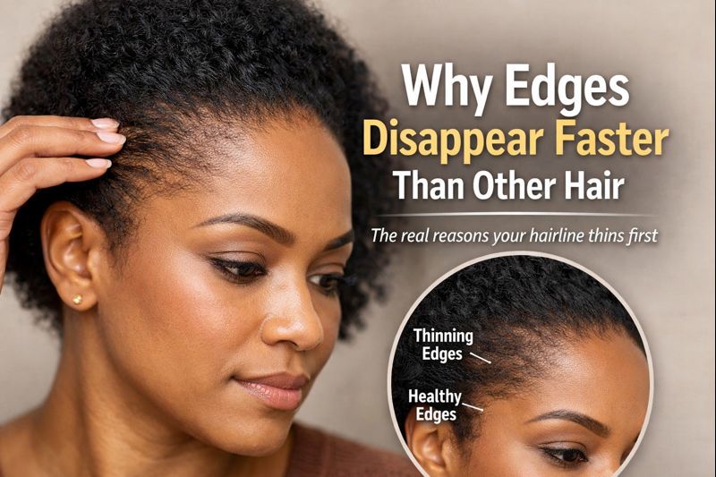 Why Edges Disappear Faster Than Other Hair (And How to Stop It)