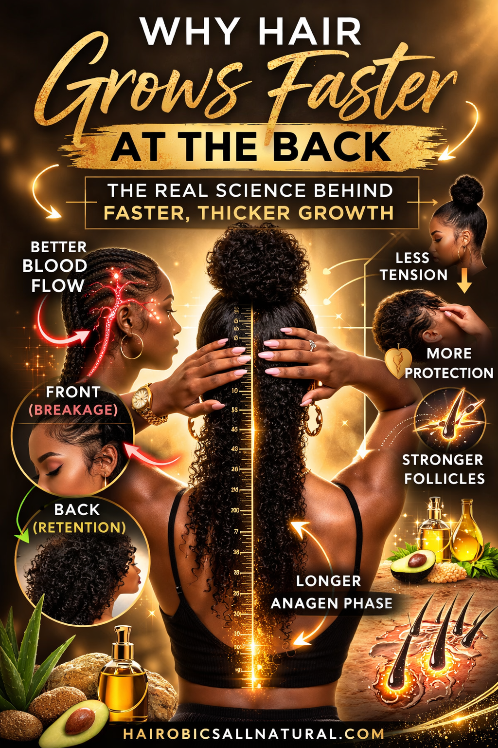 Why Hair Grows Faster at the Back (The Real Science Explained)