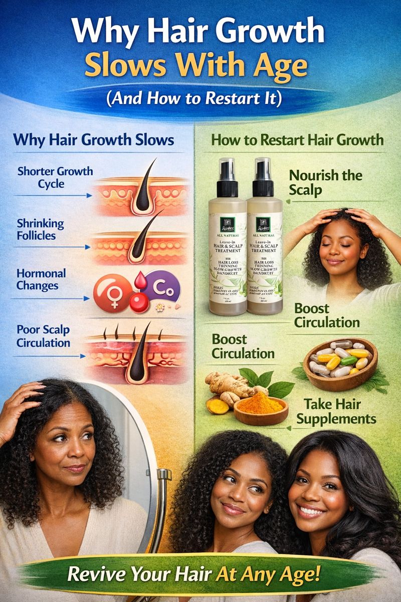Why Hair Growth Slows With Age (And How to Restart It)