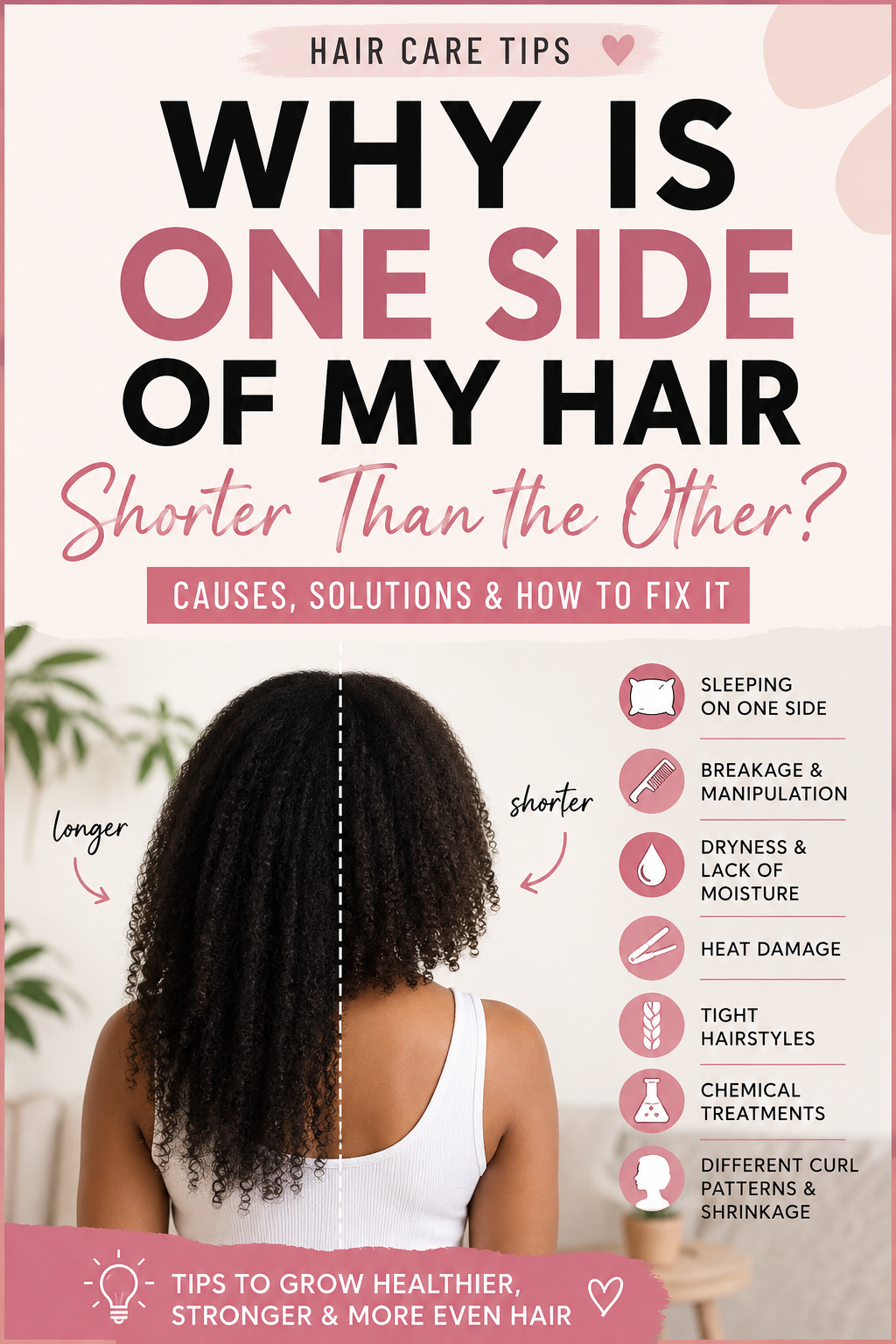 Why Is One Side of My Hair Shorter Than the Other? Causes, Solutions, and How to Fix Uneven Hair Growth