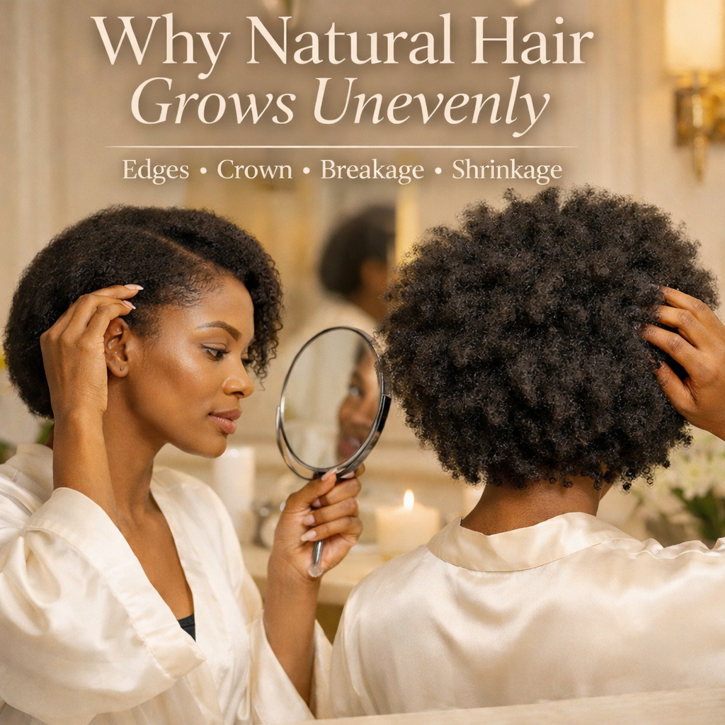 Why Natural Hair Grows Unevenly (And How to Fix It)