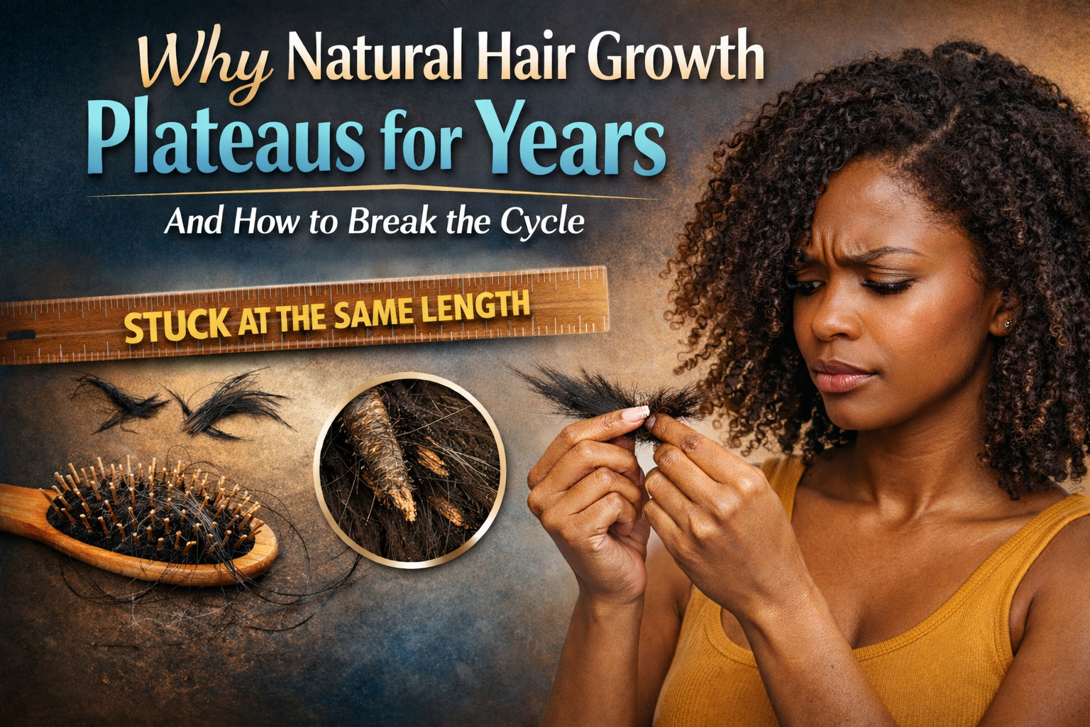 Why Natural Hair Growth Plateaus for Years (And How to Break the Cycle)