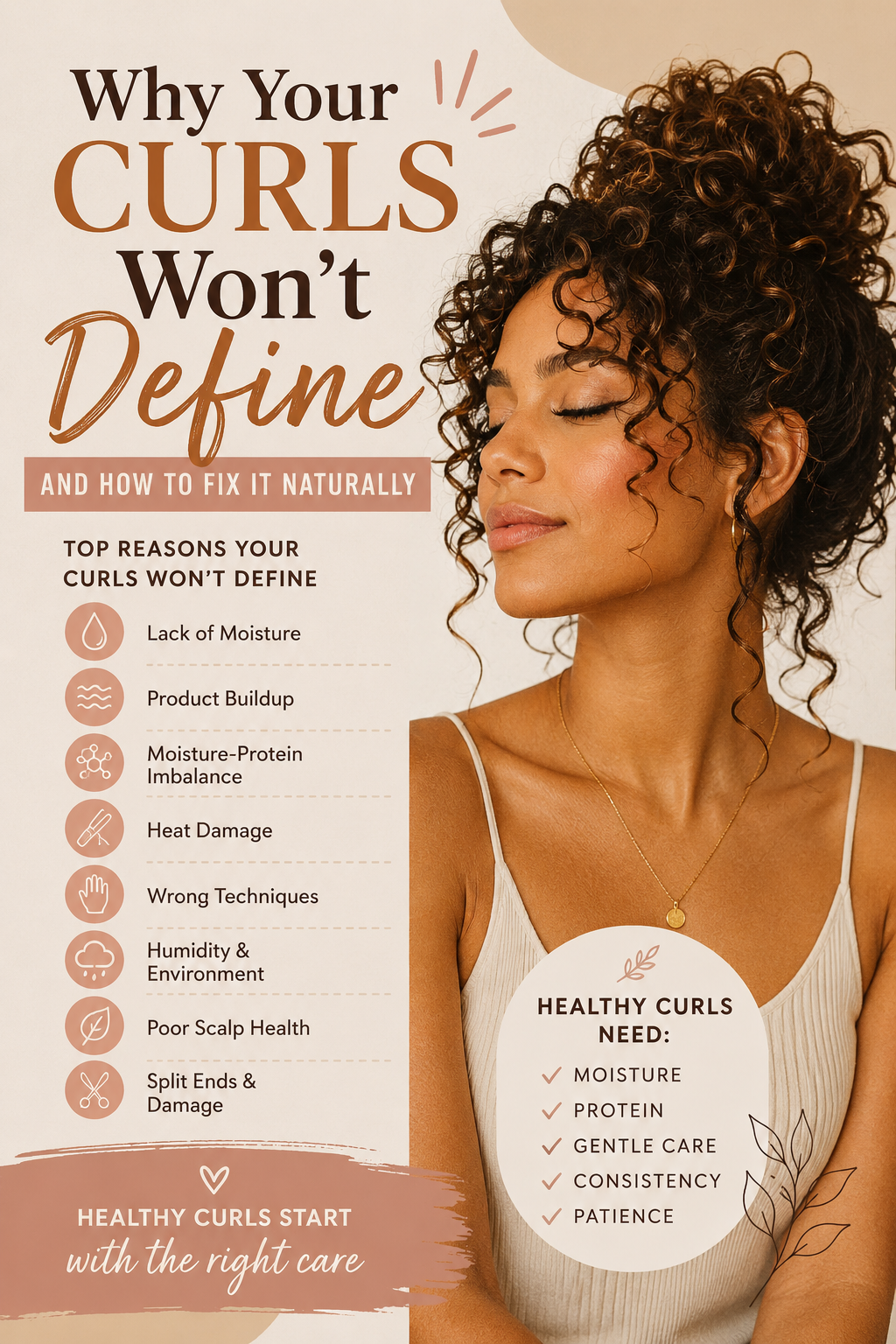 Why Your Curls Won’t Define (And How to Fix It Naturally)
