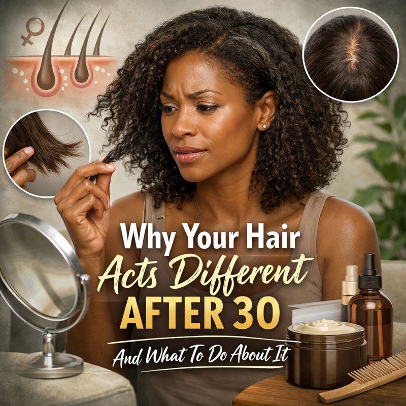 Why Your Hair Acts Different After 30 (And What to Do About It)