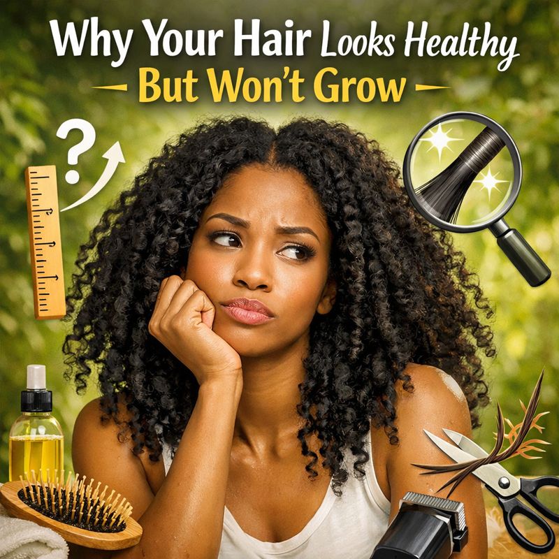 Why Your Hair Looks Healthy but Won’t Grow (And What’s Really Holding It Back)