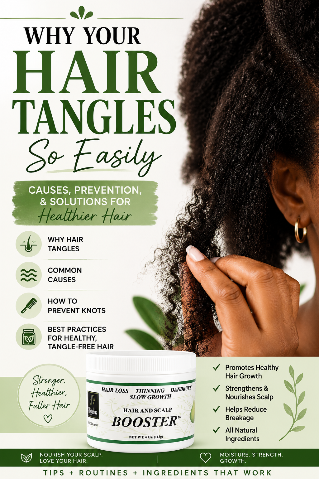 Why Your Hair Tangles So Easily: Causes, Prevention, and Solutions for Healthier Hair
