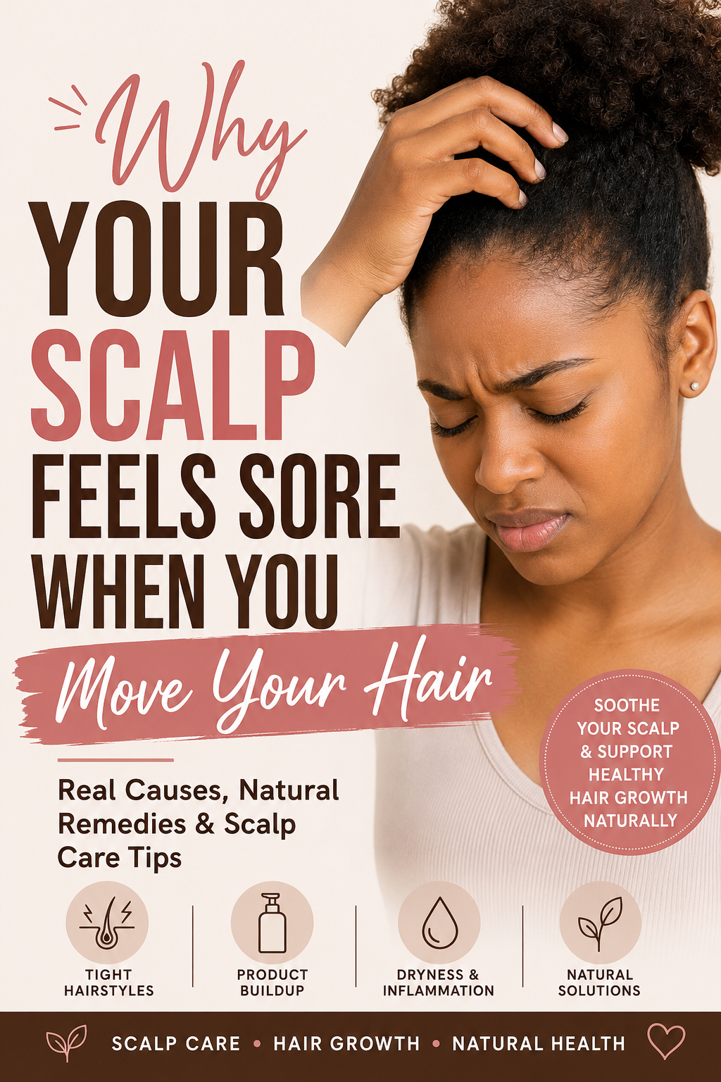 Why Your Scalp Feels Sore When You Move Your Hair (And How to Fix It Naturally)