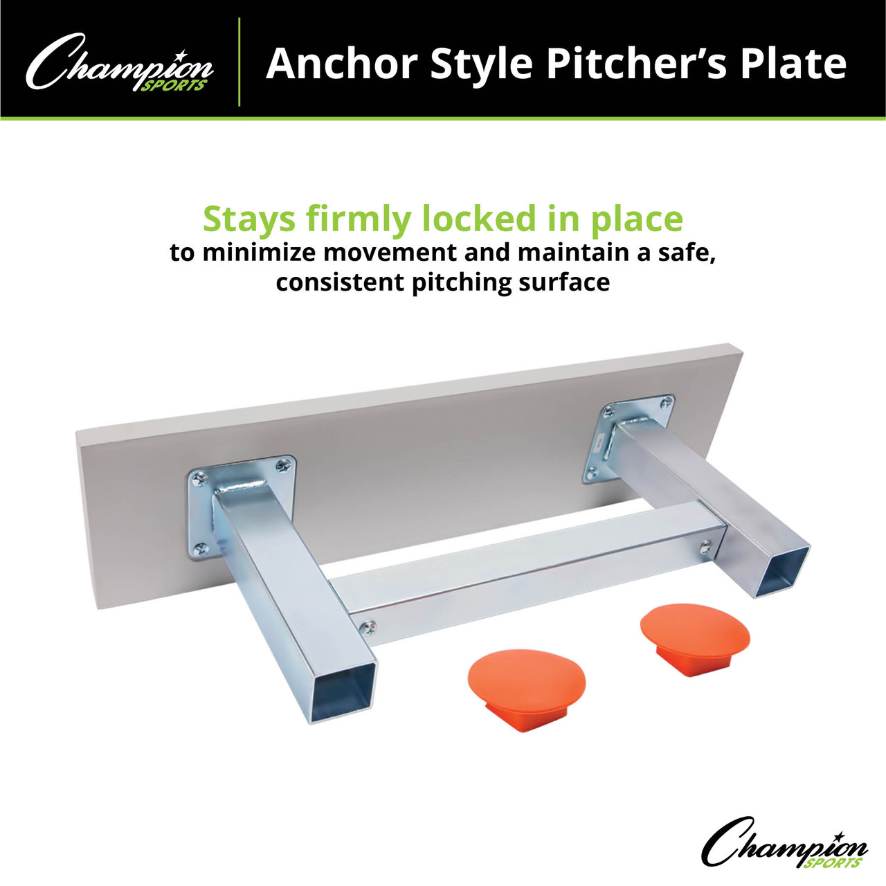 ANCHOR STYLE PITCHER'S PLATE - Champion Sports