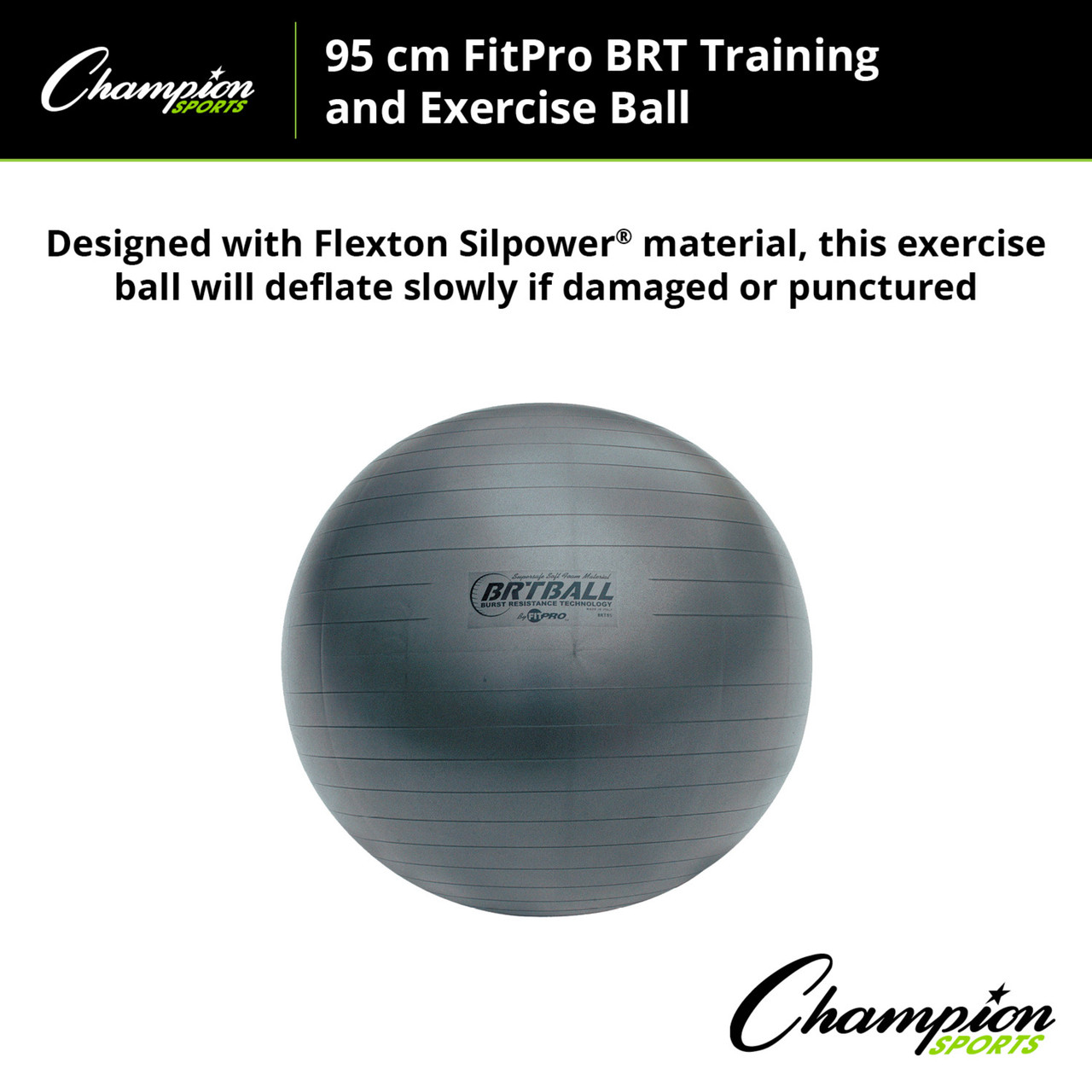 FITPRO BRT TRAINING & EXERCISE BALL - Champion Sports