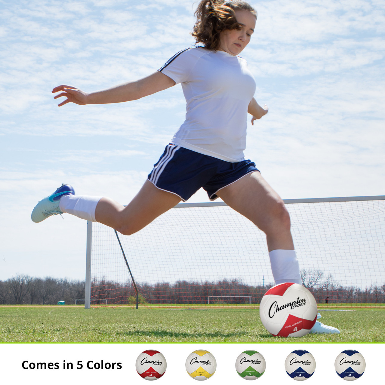 CHALLENGER SOCCER BALL, SIZE 4 - Champion Sports