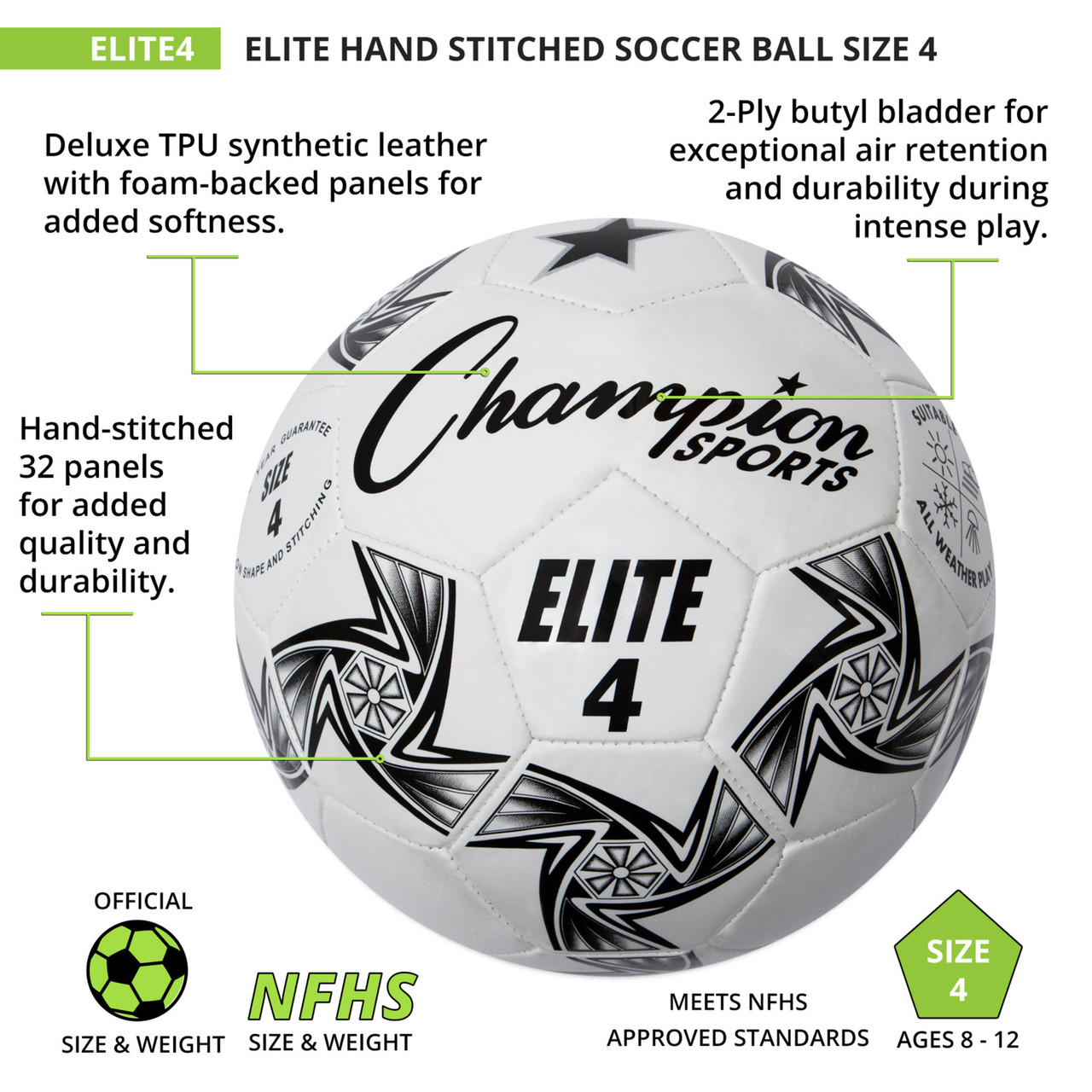 Champion Sports Soccer Ball - Thumbnail 2
