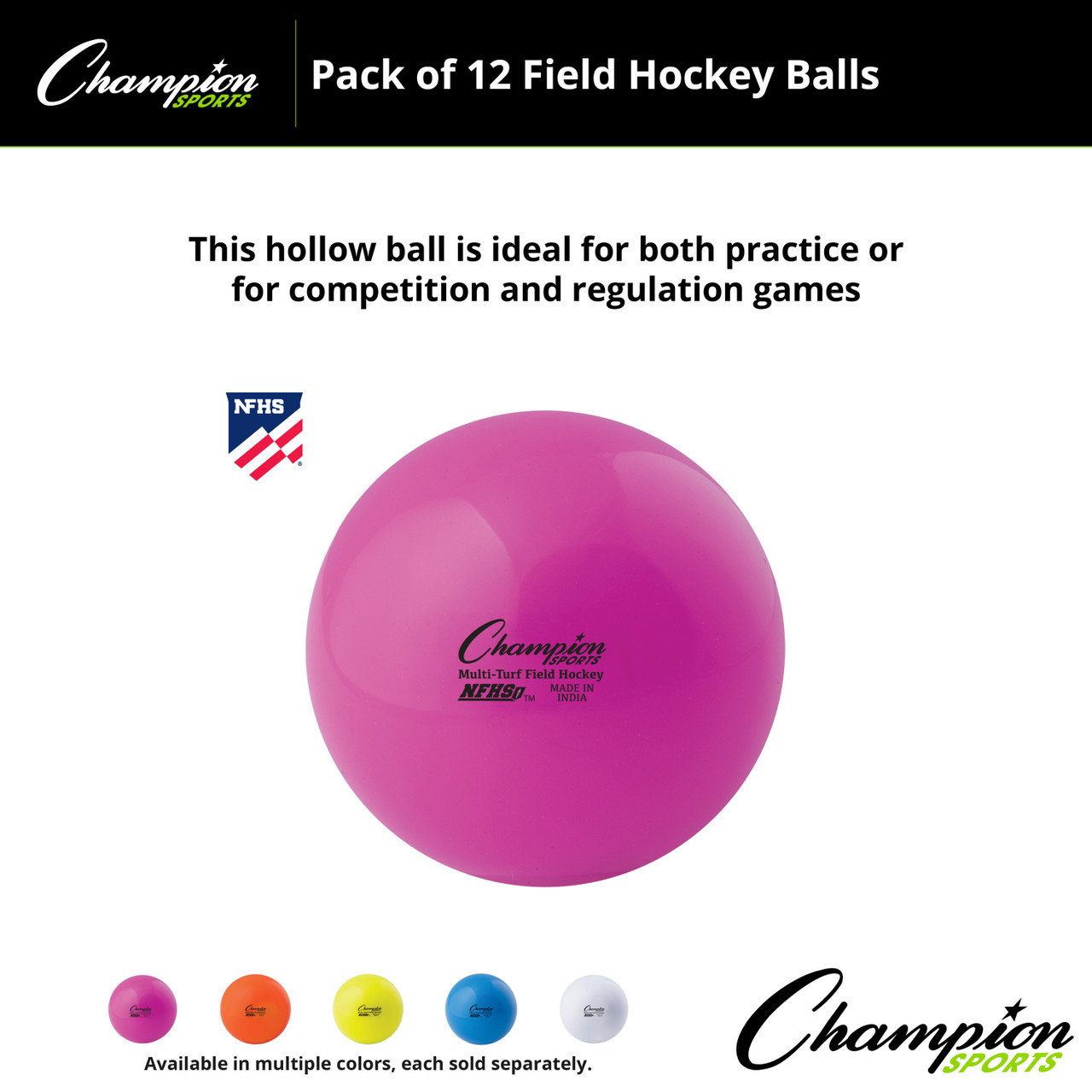 FIELD HOCKEY BALLS - Champion Sports FIELD HOCKEY BALLS - Champion Sports