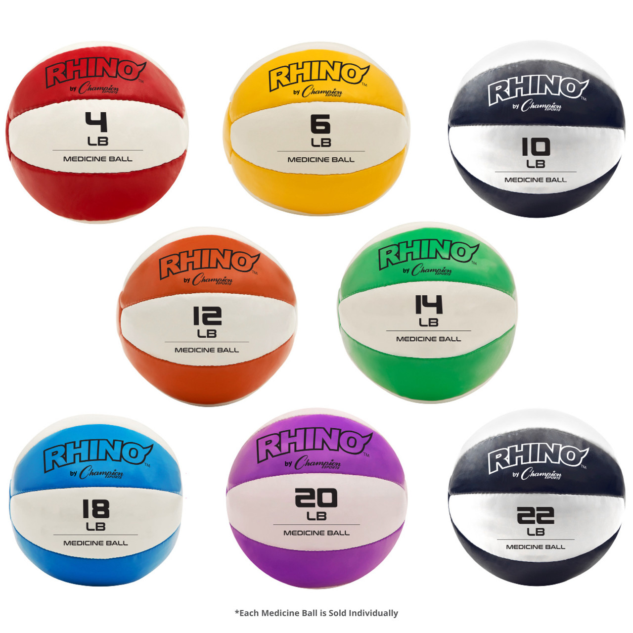 RHINO LEATHER MEDICINE BALL - Champion Sports