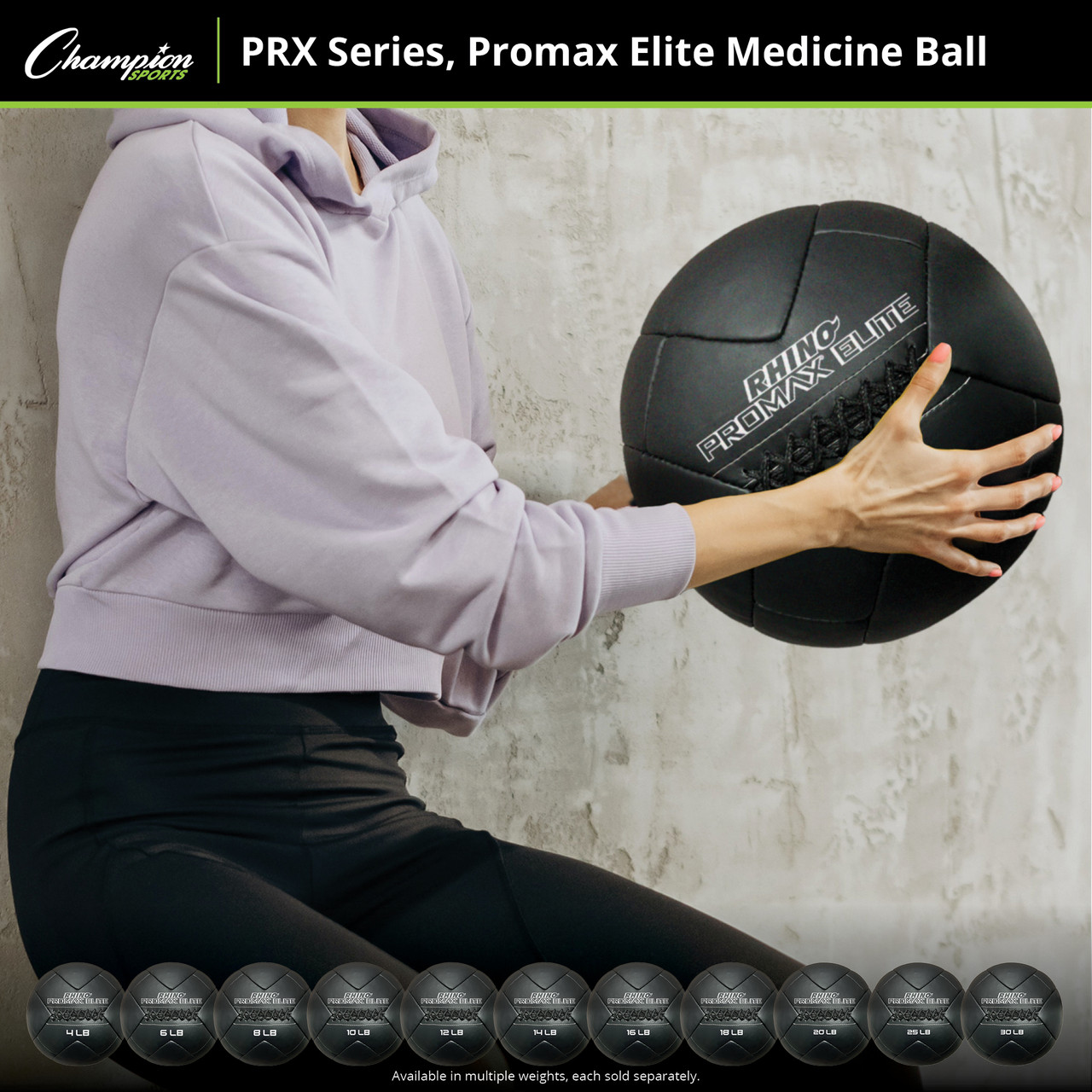 RHINO PROMAX ELITE MEDICINE BALL - Champion Sports