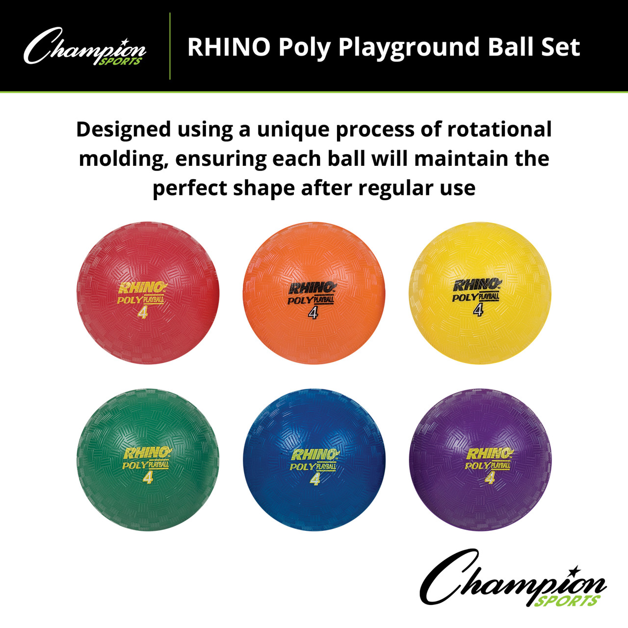 POLY PLAYGROUND BALL SET - Champion Sports