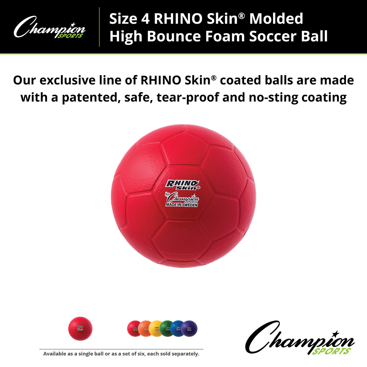 RHINO Skin Soccer Ball - Thumbnail 4
