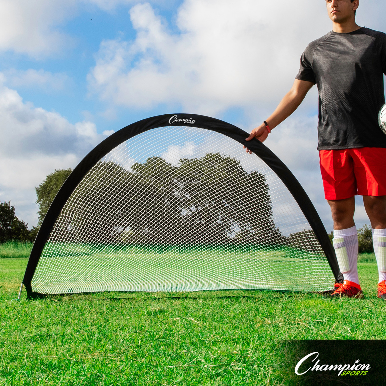 スポーツ・フィットネス MARVELOUS GOALS EXTREME SOCCER PORTABLE POP-UP GOALS - Champion Sports