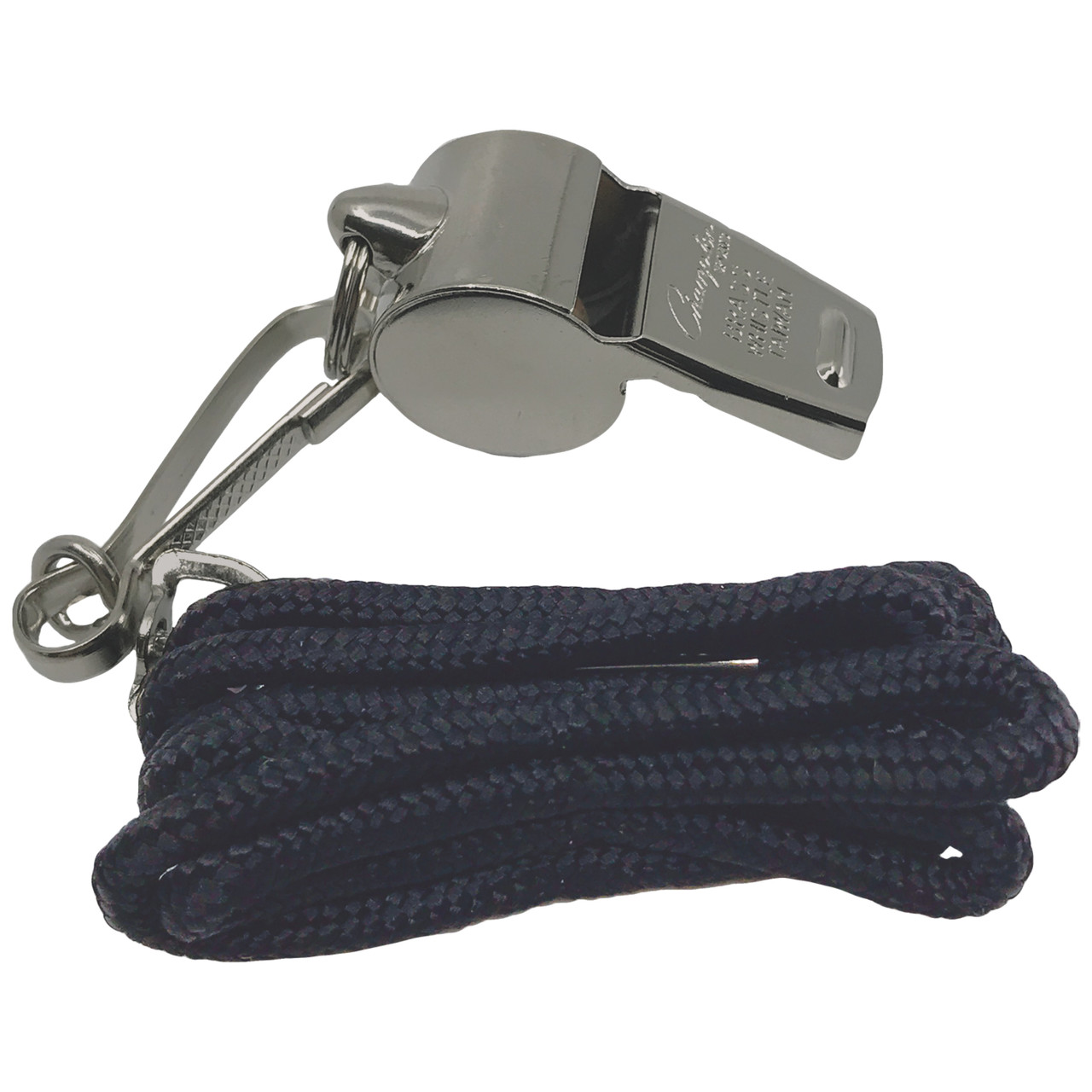 METAL WHISTLE AND LANYARD SET - Champion Sports