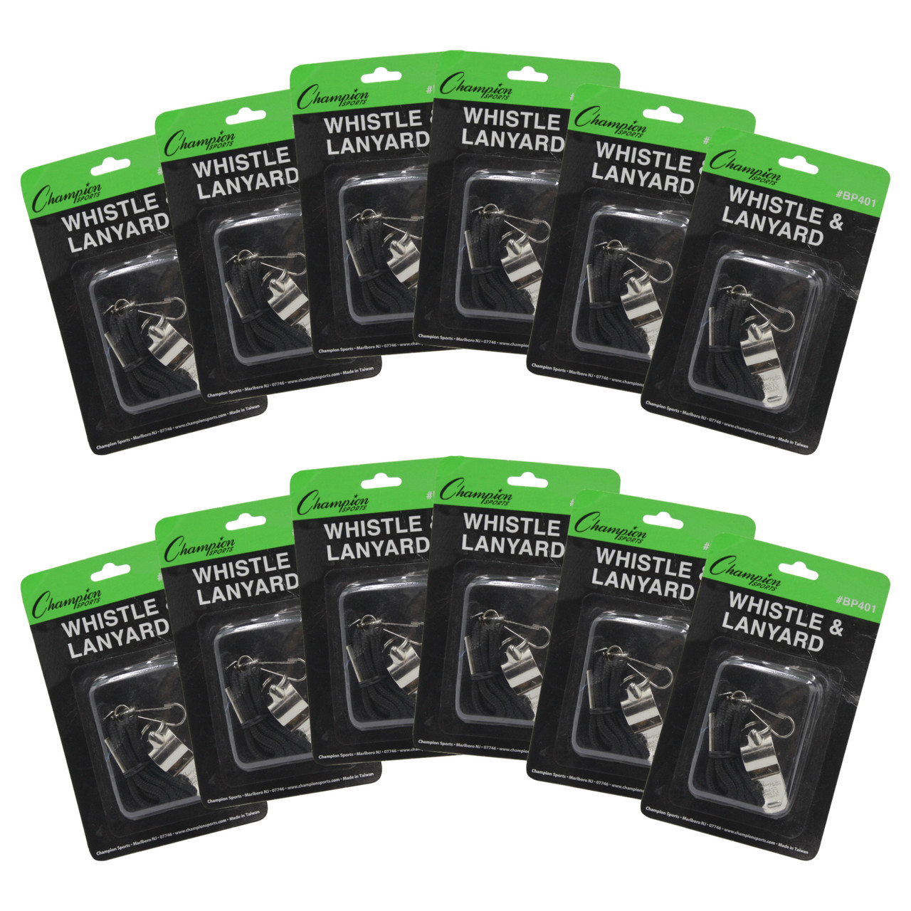 METAL WHISTLE AND LANYARD SET - Champion Sports