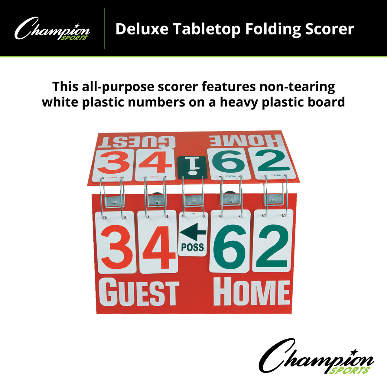 DELUXE TABLETOP SCORER - Champion Sports